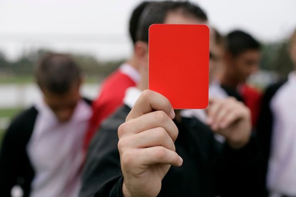 yellow card vs red card rules